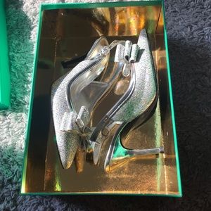 NEW J. Renee silver heels